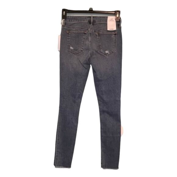 Sam Edelman The Kitten Jeans Blue Mid Rise Skinny Ankle Medium Wash Denim 27 - Picture 4 of 14